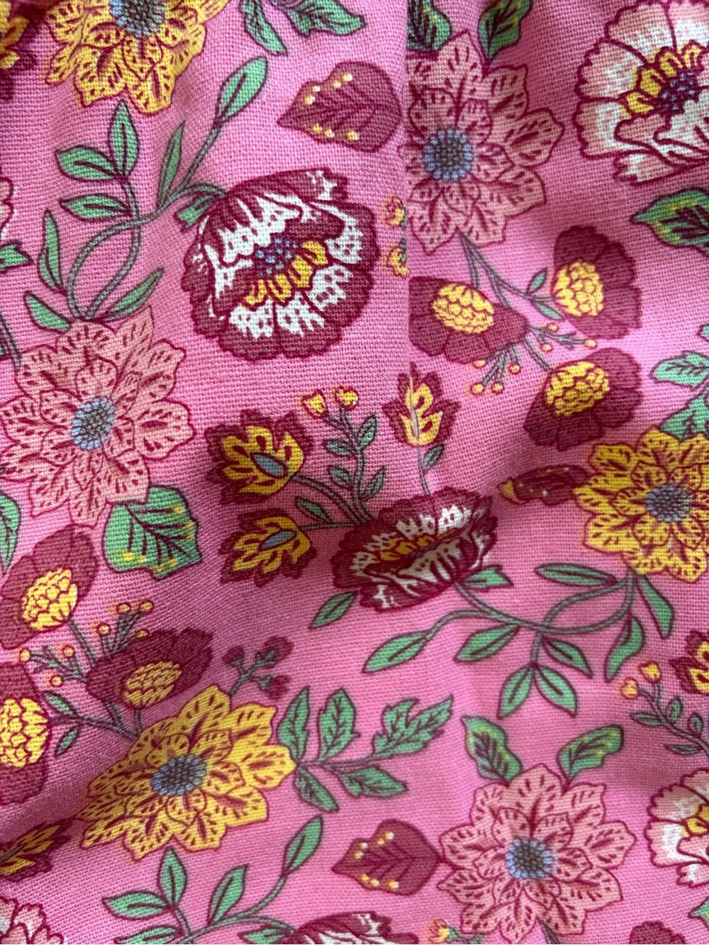Girls Pink Floral Two-Piece Set